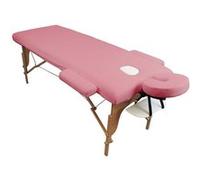 Kit complet de housses pour table de massage - Éponge - Rose pastel - Vivezen Rose pastel G