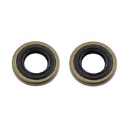 Kit Complet de Joints d'huile, de Cylindre, de Carter, de Silencieux, de Filtre à air et de carburateur for tronçonneuse MS070 MS720 070 090 105 cm³(2pcs Oil Seal)