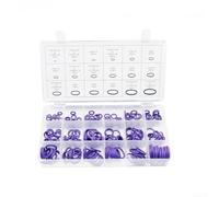 Kit complet de joints toriques pour compresseur AC de voiture, 270 pièces en 18 tailles, matériau en caoutchouc résistant à la chaleur et à l'huile, comprend un étui de rangement en plastique (violet