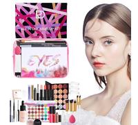 Kit complet de maquillage - Palette de maquillage de voyage, kit de maquillage cosmétique, kit complet de palette de maquillage de démarrage | Kit de maquillage professionnel, ensemble cosmétique de m