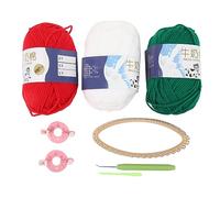 Kit complet de métier à tricoter pour chaussettes, ensemble de machine à tisser au crochet avec outils de fil à crochet pour bricolage de chaussettes faites à la main, cadeaux de