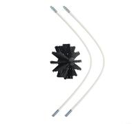 Kit complet de nettoyage de fumée avec une tête de brosse solide conçue pour un entretien efficace du conduit de séchage