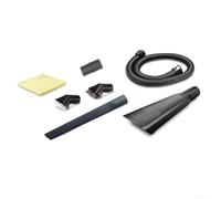 Kit complet de nettoyage intérieur de voiture pour aspirateur Karcher 2 863304 0 avec tube d'extension, buses multiples et chiffon en microfibre pour enlever la poussière (7 pièces)