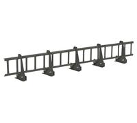 Kit complet de pare-neige 3,0 m, avec 5 supports pour toitures à joints debout (Hauteur: 15 cm, RAL 7016 Anthracite)