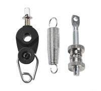 Kit complet de pédale de batterie en métal avec ressort et tendeur pour batteur (A)