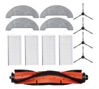 Kit Complet de pièces d'aspirateur pour IMOU RV1 Pro et RV1 Pro Max avec Brosse à Rouleau, brosses latérales, filtres et Chiffon pour Nettoyer Les sols