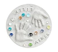 Kit complet de pierres de marche de jardin pour et familles, avec forme et pierres colorées, cadeau personnalisé pour grand-mère et fête des mères, décoration de jardin résistante aux