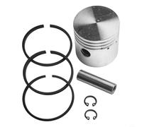 Kit complet de piston de compresseur d'air avec segments de piston 7 pièces pour compresseurs d'air à piston et pompes, construction (51 mm)