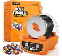 Kit complet de polissage STEM Rock C5 pour enfants - Double réduction du bruit, minuterie et vitesse réglables avec accessoires complets et fonction de mémoire - Meilleur choix pour débutants