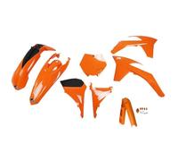 Ufo Ktm Sx/sx-f 2011-2011 Ktkit509f-127 Fork Protectors & Plastics Kit Orange