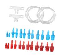 Kit complet de purge de frein essentiel adapté camions de voiture SUV pour cylindres principaux métriques Réparation automobile Kit de purge de frein de
