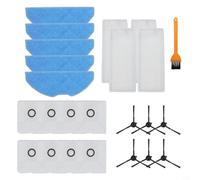 Kit complet de rechange pour EZVIZ RE4 Plus pour re5 Plus 20 pièces | Tampons lavables en microfibre de nylon, éliminent les taches tenaces, design réutilisable, nettoyage en profondeur du sol