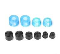 Kit complet de reconstruction de skateboard avec bagues en polyuréthane, rondelles, tasses pivotantes et amortisseur pour une performance fiable sur les skateboards et longboards (bleu B)