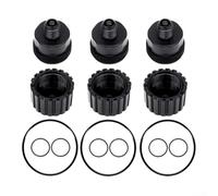 Kit complet de reconstruction de valve de piscine pour vannes à 2 voies et 3 voies, avec réservoir de graisse 2133 plus joints toriques 1132 1307, composants ABS robustes pour une installation simple