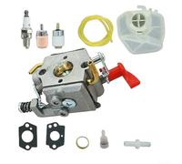 Kit complet de réglage du carburateur compatible avec les tronçonneuses Echo Cs-2511t et 251ts - Construction en métal - Remplace A021004690 Wt-1208 - Couleur argent