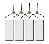 Kit complet de remplacement de filtre HEPA et brosses latérales pour robot aspirateur Lefant série M2, M2S, M2 Pro, et M2S Pro