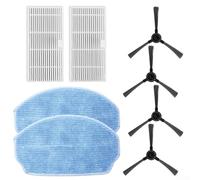 Kit complet de remplacement de filtres serpillères, brosses latérales pour robot aspirateur GOOVI BR151 BR150 pour maintenir l'aspiration et la puissance de nettoyage