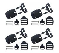 Kit complet de réparation de loquet de couverture de spa avec rails coulissants, clips et clés pour une protection fiable du spa