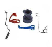 Kit complet de réparation de tronçonneuse avec interrupteur de commande de tige d'accélérateur, collecteur d'admission et tige de starter pour 346XP pour modèles 357XP 359