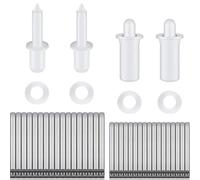 Kit complet de réparation de volet roulant 85 pièces comprenant clous et outils de verrouillage pour l'entretien et la réparation des stores à domicile