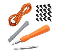 Kit Complet De Réparation Sonnette Vis Tournevis Câbles Chargement Et Tournevis Pour Usage Domestique Outil Levier D'ouverture En Plastique Remplacement