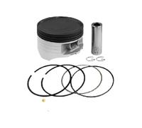 Kit Complet de Segments de Piston 85 mm 85,25 mm 85,5 mm 86 mm 86,5 mm Taille d'alésage de Cylindre Compatible avec Les pièces de Moto Automobile XR400R TRX400EX XR 400(Piston Kit 86.5mm)