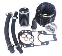 Kit complet de soufflets de tableau arrière 803097T1 pour MerCruiser pour Alpha One Gen 1 de remplacement avec soufflets en caoutchouc, tuyaux d'eau, palier à cardan et ensemble de joints