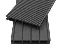 Kit complet de terrasse WPC (y compris sous-structure) HOME DELUXE SAMANA - anthracite 2m²