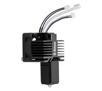Kit complet de tête d'impression en acier trempé X1C de 0,4 mm avec thermistor, chauffage en céramique et ventilateur pour Bambu Lab X1C