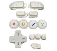 Kit complet de touches d'alimentation pour la réparation de nouveaux, blanc | Full Power Buttons Kit de réparation pour console 3DSXL 3DSLL, boutons en plastique, remplacement durable