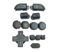 Kit complet de touches d'alimentation pour la réparation de nouveaux, gris | Full Power Buttons Kit de réparation pour console 3DSXL 3DSLL, boutons en plastique, remplacement durable