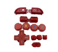Kit complet de touches d'alimentation pour la réparation de nouveaux, rouge | Full Power Buttons Kit de réparation pour console 3DSXL 3DSLL, boutons en plastique, remplacement durable