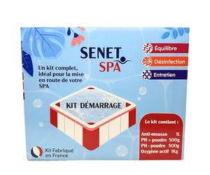 Kit Complet de Traitement pour Spa - Anti-Mousse, Régulateurs de pH et Oxygène Choc - Idéal pour Mise en Route et Entretien, Fabriqué en France