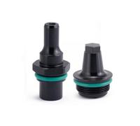 Kit complet de ventilation de carter de vilebrequin PCV-Fix avec valve en 6061-T6 Billet Aluminium anodisé noir pour moteurs 135i 335i 535i 740i X6 Z4 3,0 l Biturbo N54 1099311