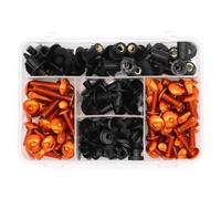 Kit Complet De Vis Et Clips Fixation pour Carénage pour Kawasaki pour Versys pour Z1000 pour Z900 pour Z800 pour Z750 Boulon(Orange)