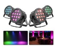 Kit Complet D'éclairage Avec 4 Spots Slimpar35