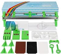 Kit complet d'expérimentation en optique - Imagerie par sténopé, réflexion/réfraction de la lumière et règles d'imagerie lentilles concaves-convexes