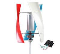 Kit complet éolienne verticale 14 000 W avec contrôleur MPPT, 3 pales pour bateau, camping-car, chalet, bateau, 12 V/24 V/48 V/110 V/220 V