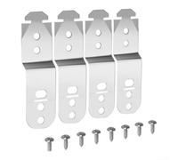 Kit Complet et Supports pour Façade Cuisine 8.8cm Kit Complet(2 pairs) | Compatible pour bosch, pour siemens, pour neff, pour gaggenau, pour kenmore, remplace , installation universelle