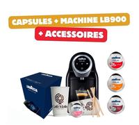 Kit Complet Machine Lavazza BLue LB900 + 200 Capsules + Accessoires
