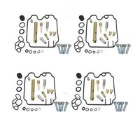 Kit Complet pièces Rechange réparation carb Kit Carburateur pour Yamaha FZR1000 EXUP 1989-1995, Piston, Diaphragme, Flotteur, Pièces De Rechange.(Couleur1)