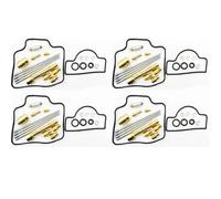 Kit Complet pièces Rechange réparation carb Kit De Réparation Carburateur pour Suzuki RGV250 Gamma VJ21 1988-1991 VJ22 1991-1996 RGV 250 VJ 21 22, Joint Pointeau(Couleur2)