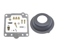 Kit Complet pièces Rechange réparation carb Kit De Réparation Carburateur pour Suzuki TU250 TU250X 1997-2001, Vis Guidage, Joint Membrane À Dépression en Caoutchouc