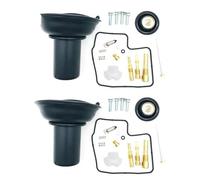 Kit Complet pièces Rechange réparation carb Kit De Réparation Carburateur pour VLX600, VT600C Shadow VLX Et VT600CD Deluxe 600 XT C, avec Membrane Piston(Couleur2)