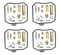 Kit Complet pièces Rechange réparation carb Kit De Réparation Carburateur pour Yamaha XJ 600 S, XJN 600S Diversion, XJ600S, XJ600N, XJ600 (1996-2002) : Joint en Caoutchouc(Couleur1)