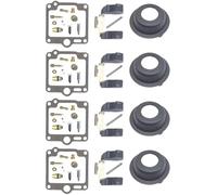 Kit Complet pièces Rechange réparation carb Kit De Réparation Carburateur pour Yamaha XJR1300 XJR1300SP 5EA 1998-2001, Diaphragme, Pointeau Et Siège(Couleur 4)