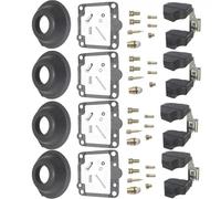 Kit Complet pièces Rechange réparation carb Kit De Réparation Carburateur pour Yamaha XS1100 XS1100L XS1100S 1980-1981, Membrane en Caoutchouc, Joint Cuve