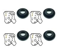 Kit Complet pièces Rechange réparation carb Kit De Réparation Carburateur pour Yamaha YZF750R YZF750 YZF 750 R 1993-1998, Membrane À Dépression Et Flotteur(Couleur 3)