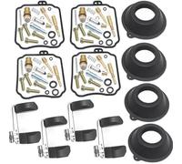 Kit Complet pièces Rechange réparation carb Kit Réparation Carburateur Moto avec Membrane Dépression pour Yamaha XVZ1300A, XVZ13A, XVZ13AT, XVZ13LT, Royal Star Tour Classic