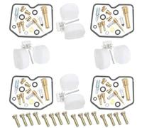Kit Complet pièces Rechange réparation carb Reconstruction Carburateur Moto pour Kawasaki GT550 1991-1994 Joint Diaphragme Piston Flotteur Pièces D'aiguille D'huile(Couleur2)